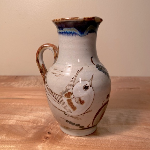 Vintage Signed Ken Edwards Mexican Tonala Pottery Vase - Picture 4 of 5